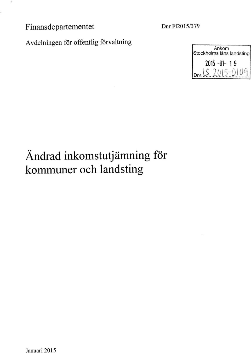 landsting 2015-01- 1 9 Dnril.l!r.ir.kl.