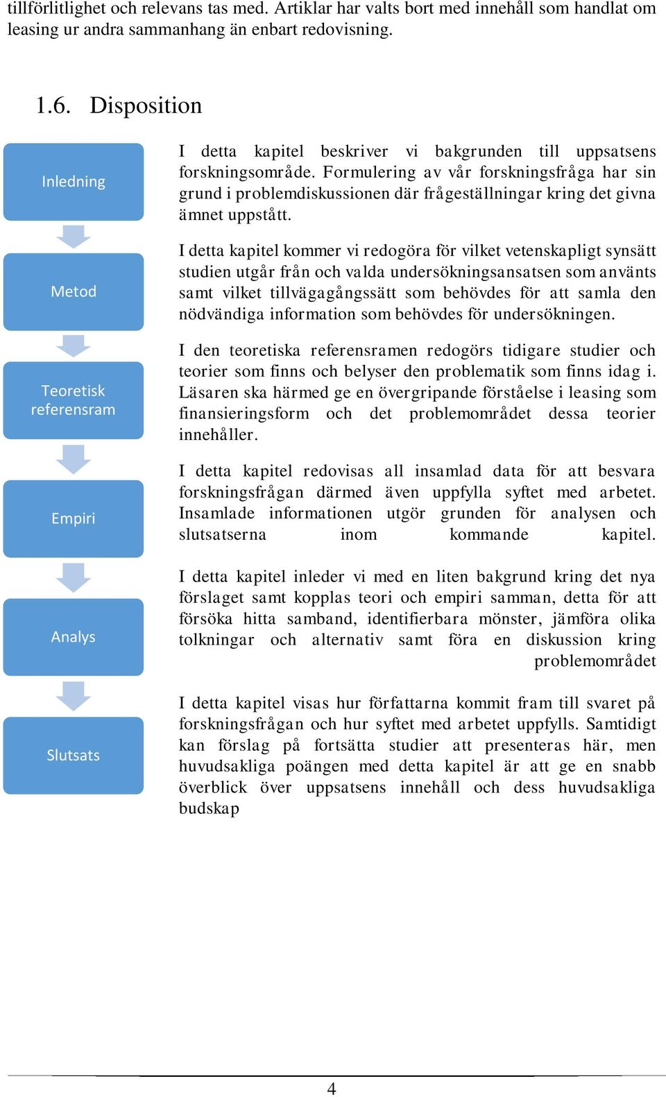 Formulering av vår forskningsfråga har sin grund i problemdiskussionen där frågeställningar kring det givna ämnet uppstått.