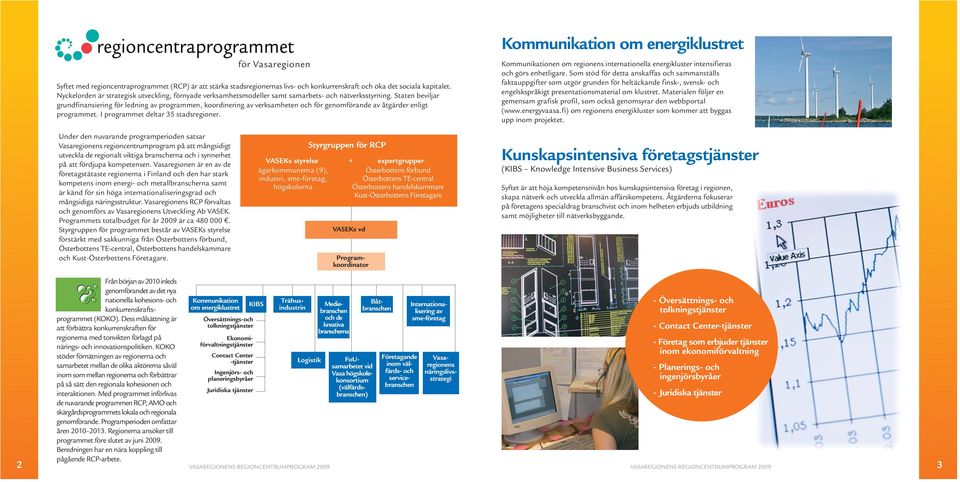 Staten beviljar grundfinansiering för ledning av programmen, koordinering av verksamheten och för genomförande av åtgärder enligt programmet. I programmet deltar 35 stadsregioner.