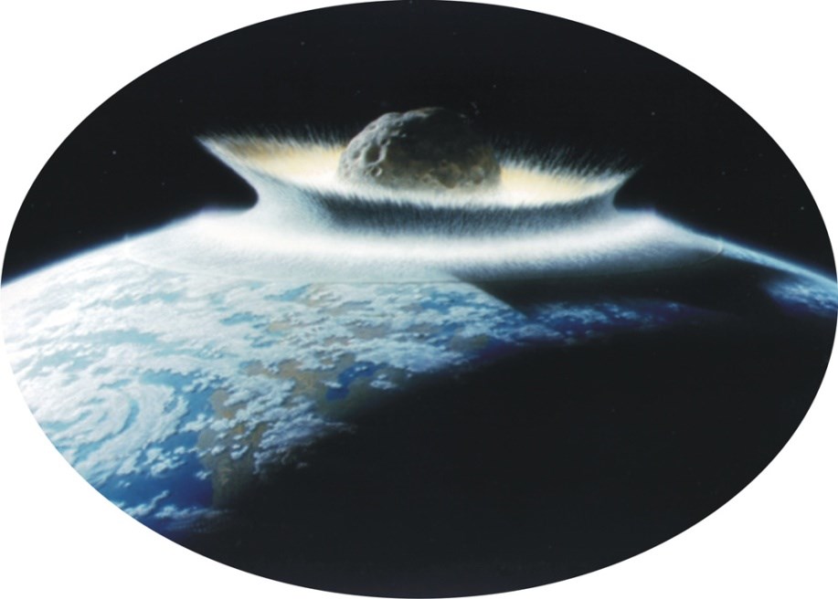 Astronomiska faror för vår typ av liv II: Nedslag av stora himlakroppar Nedslag av asteroider stora nog att kraftigt rubba ekosystemet (t.ex.