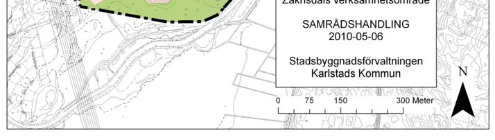 ZamPart AB Figur 1. Förslag till plankarta för Zakrisdals verksamhetsområde.