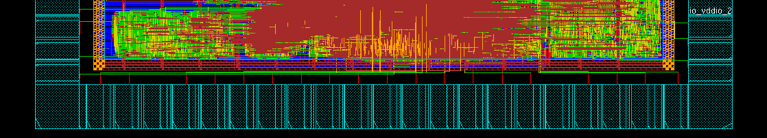 Layout av FlexCoreprocessor Elektriska