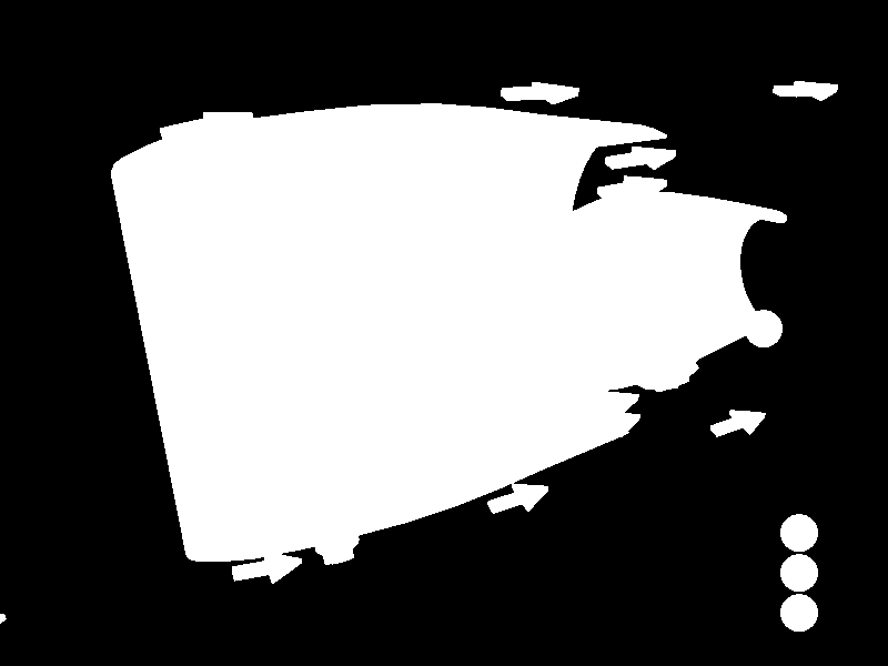 High-bypass dubbelströmsmotor 1. Nacell 2. Fläkt 3. Lågtryckskompressor 4.