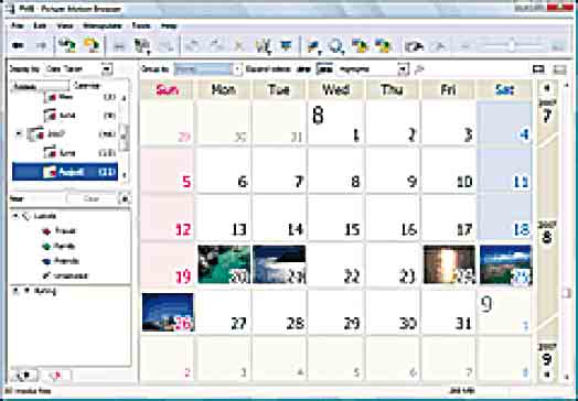 Kopiera bilder till datorn med Picture Motion Browser Kopiera bilder till en dator 1 Ansluter kameran till en dator som beskrivs i Ansluta kameran till datorn.
