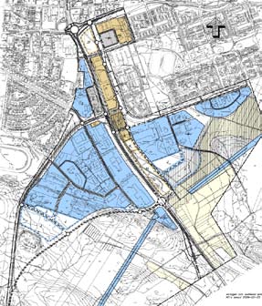 Plankarta Tjärn Anderstorp FÖP E4, Skellefteå delen Yttervik Tjärn Tjärn Tjärn är beläget söder om staden och är den stadsdel som möter resenärer söderifrån.