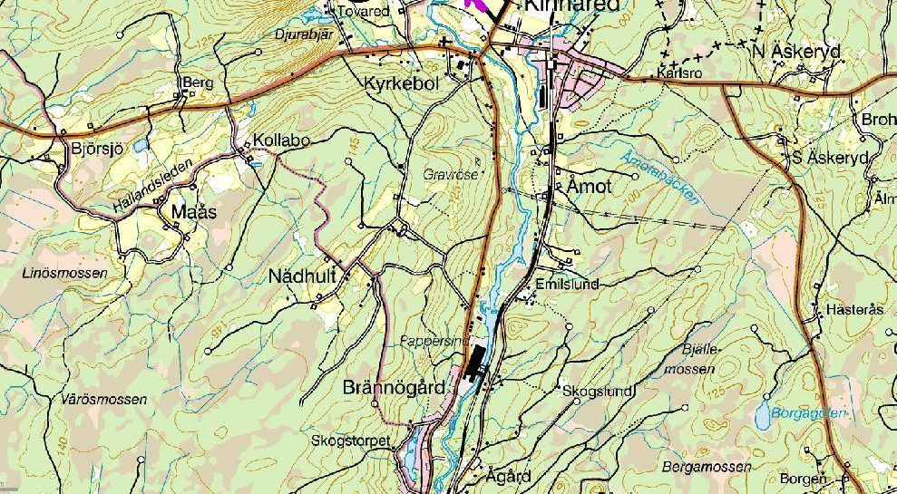 Bakgrund och syfte Kinnaredssågen AB planerar att utvidga sitt verksamhetsområde på fastigheten Kinnared 4:1.