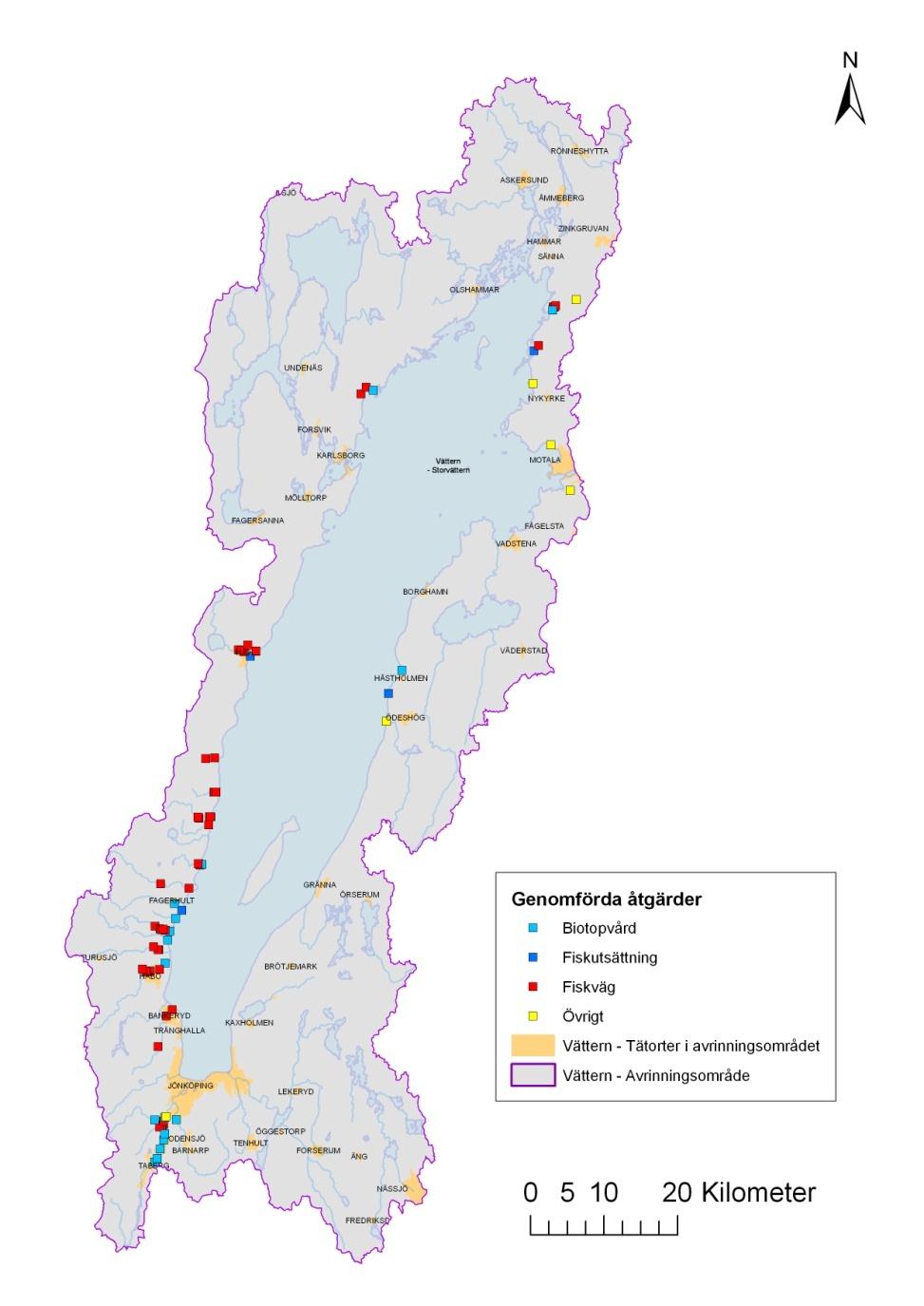 Kg per nät (+-SE) Genomförda åtgärder >100 åtgärder runt sjön Senaste 10 åren > 15 miljoner kr Ger bra resultat i