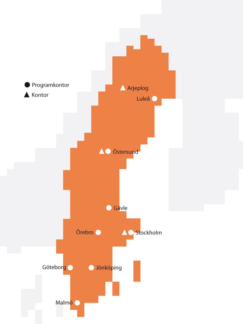 Våra kontor 11 kontor på 9 orter