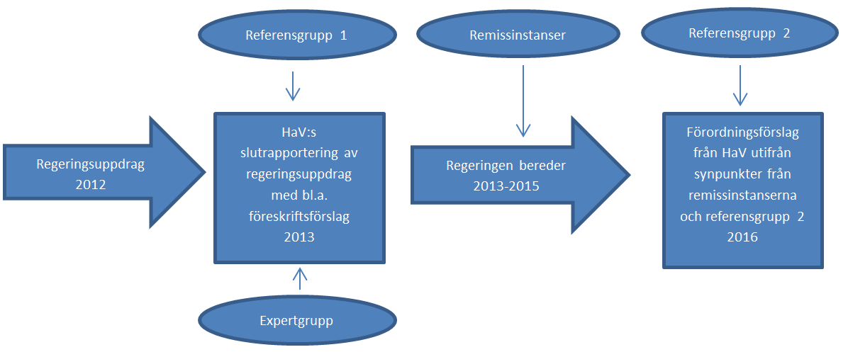 11/79 Inledning Här beskrivs bakgrund, problem med dagens reglering, målsättning, förväntad effekt av nya regler, avgränsningar och övriga nödvändiga författningsförändringar samt pågående projekt