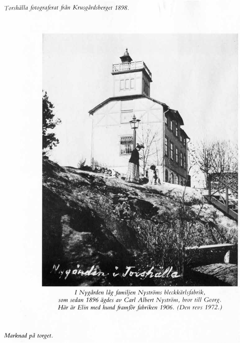 T orshälla fotograferat från Krusgårdsberget 1898.