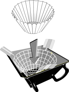 GOURMÉ Bruksanvisning / Instructions 7. Slå på maskinen med manöverströmbrytaren ON/OFF. Maskinen börjar nu fylla och värma vatten.