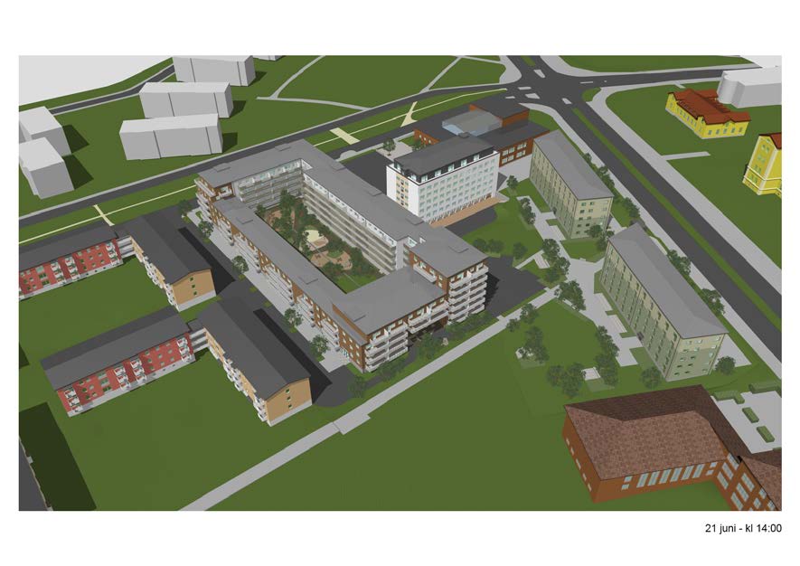 Stadsbild/ landskapsbild Öster om planområdet finns det före detta Upplands artilleriregemente A5, numera Uppsala Science Park.