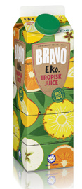 Skånemejerier Laktosfri A-Drickyoghurt Exotisk Antal/förp 8 Tetra Top 330 ml Art nr 53353 Juice Tropisk KRAV Gable Top 1 liter Antal/förp 6 Art nr 56422 JUICE Bravo Juice Apelsin/Mango Gable Top 1