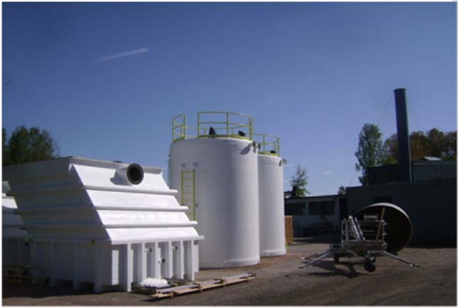 kraftvärme- eller hetvattenproduktion samt avfallsförbränningsanläggningar Ledande på skrubber- och kondensatvattenrening Leverantör inom koncernen av vattenrening, ammoniakavdrivare,