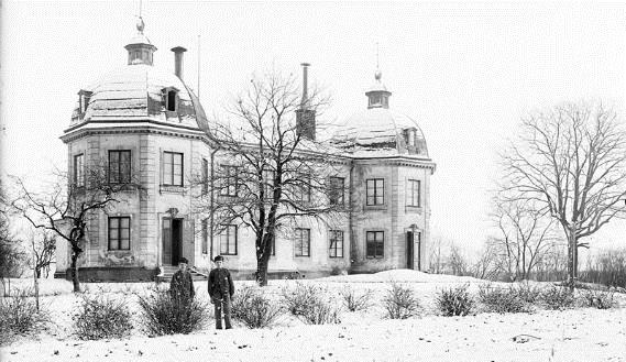 Figur 20 Vy från Södra Hammarbyhamnen mot Barnängens fabriker, kring sekelskiftet 1800/1900. Källa: Stockholmskällan Figur 21 Stora Blecktornet år 1903.