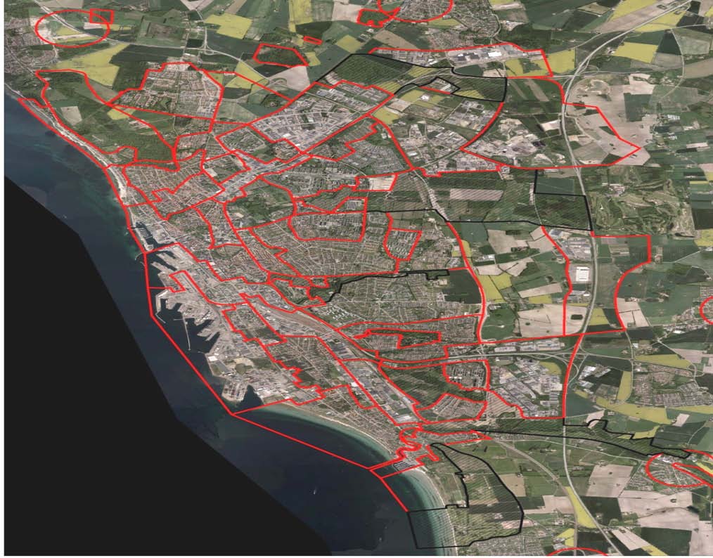 Steg 3 - områdesvärden Läget i staden påverkar kostnaden för balansering Dyrast: Brist på grönområden Stadens viktiga grönstråk Billigast: ÖP: