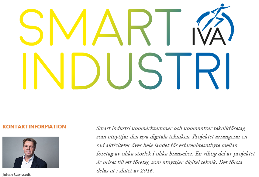 Smart Industri-pris med start 2017 Till