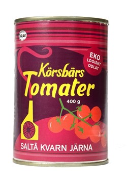 Uppgiftslämnare: Saltå Kvarn AB Varumärke: SALTÅ KVARN Artikelbenämning: Storlek: 400g Produktinformation Ingrediensförteckning: Ingredienser Körsbärstomater* 240 g, tomatjuice* 160 g