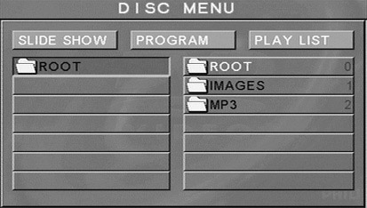 Skivspelning Denna spelare kan spela DivX-, MPEG-4-, MP3-, JPEG-, VCD- och SVCD-filer från CD-R/RWskivor som du har spelat in själv eller köpt. Maximalt antal filer som går att programmera är 99.
