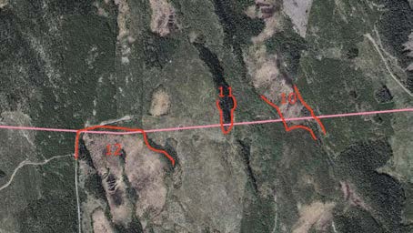 2015-09-23 Delområde 10 Fågelmyren Berörd del av stråket: 200 meter Fältbesökt: 20150826 Allmän beskrivning: En trädbevuxen rismyr angränsar mot stråket norrut.
