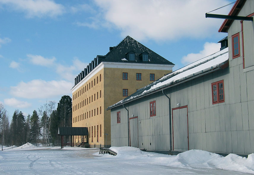 figur 9. Intendenturområdet i Boden utgör tillsammans med kommendanthuset, ballonghallen, tygstatonen i Trångfors och de centrala fästningsverken statliga byggnadsminnen.
