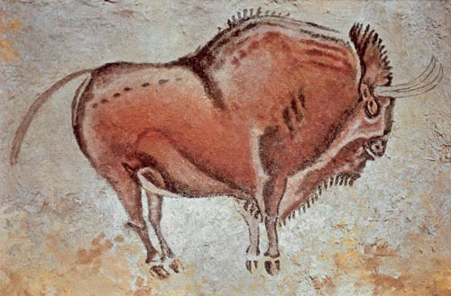 Bison från Altamira-grottan
