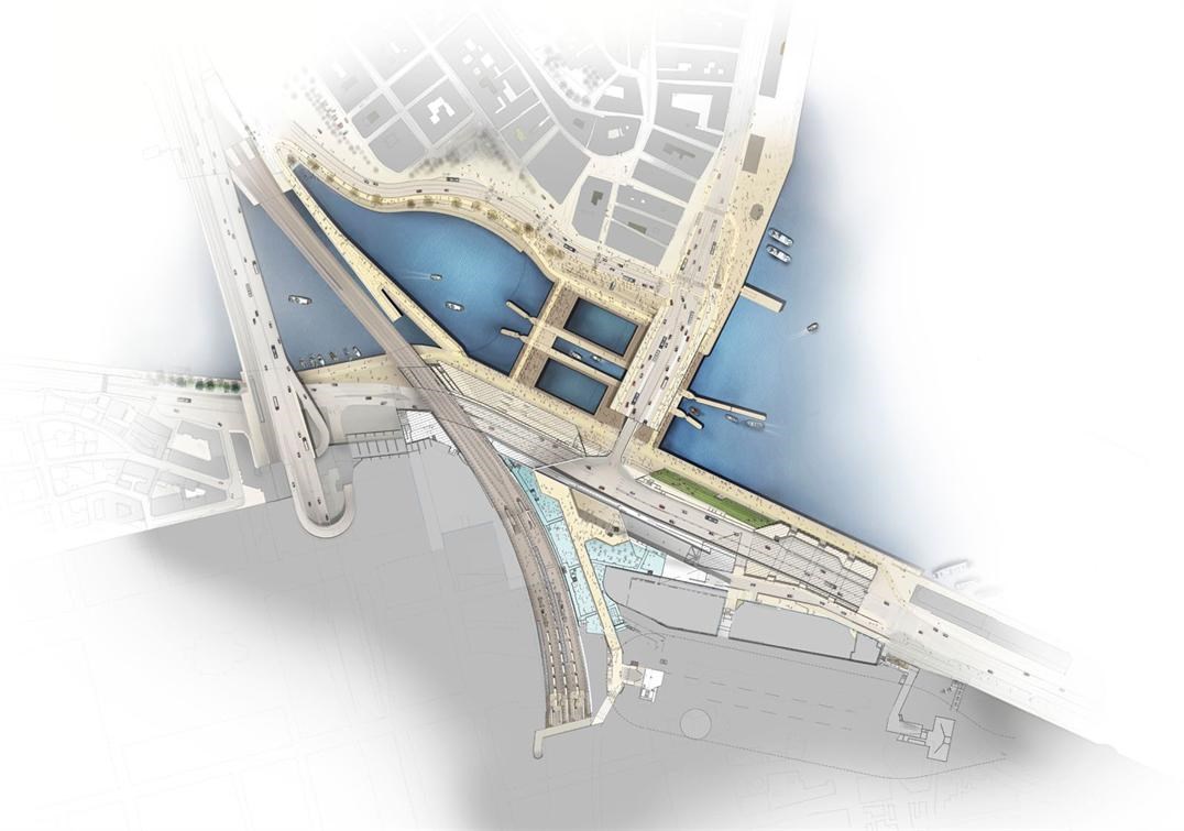 Sida 10 (30) Projektets omfattning Omfattning allmänt Nya Slussen omfattar nya gator och torg, kajer och park, ny bebyggelse samt broar mellan Södermalm och Gamla Stan.