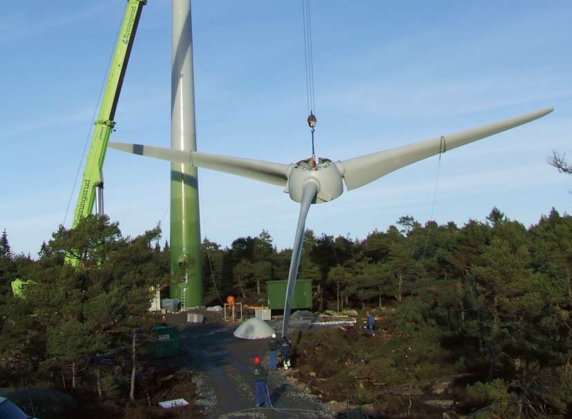 Verksamheten Torseröd Vid Torseröd i Bohuslän etablerade Eolus sex Enercon E-48, 0,8 MW vindkraftverk våren.