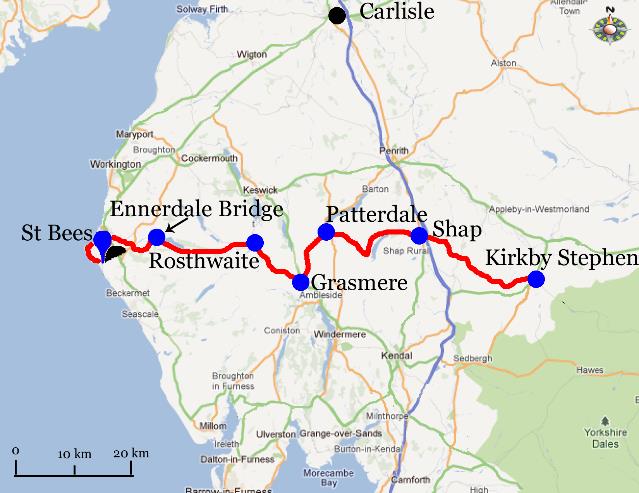 Wainwright s Coast to Coast, St Bees Kirkby Stephen, 8 nätter 4(6) Pris och period Enligt information på vår hemsida www.vandra.se Antal deltagare Från en person och uppåt.