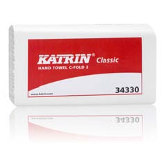 HANDDUKAR 34 330 Katrin Classic C-Fold 2 24 x 33 cm 24 x 125 pk = 3 000 st 46 396 Katrin Classic M Gul 1-lagers, gul 260 m / rulle 700 ark 23,5 cm bred till Centerbox M 34 455 Katrin Classic Non Stop