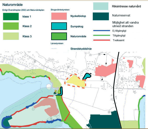 Förutsättningar 21 Länsstyrelsens Naturvårdsprogram gällande terräng Programområdet gränsar till område som är markerat i Länsstyrelsens Naturvårdsprogram gällande terrängformer (för gamla M-län,