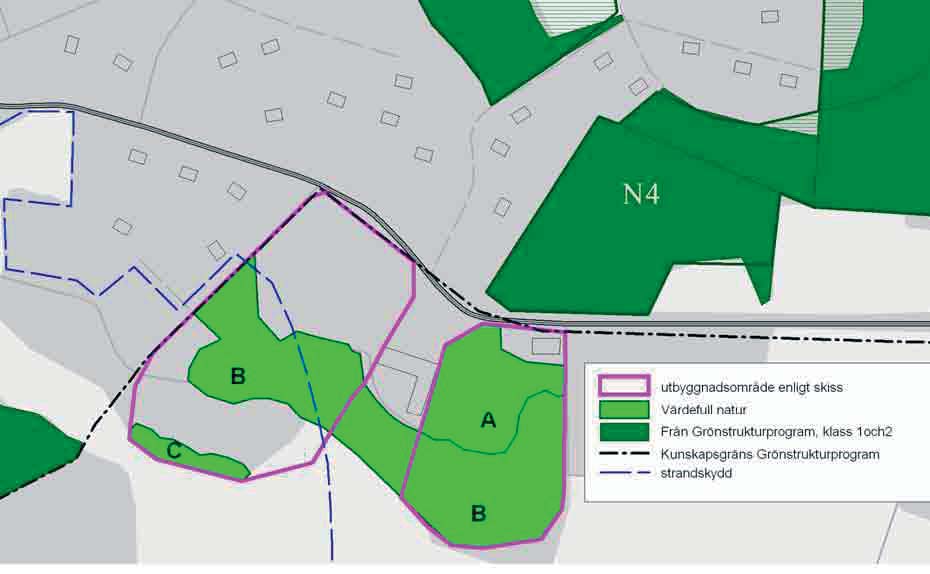 Förutsättningar Vegetation och naturvärden En översiktlig naturvärdesbedömning av området har gjorts på plats den 24 augusti 2010 av kommunens ekolog.