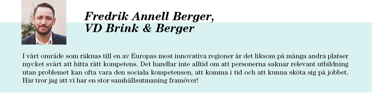 Konjunkturrisker Den inhemska konjunkturen är den största konjunkturrisken enligt knappt hälften av företagen i länet.