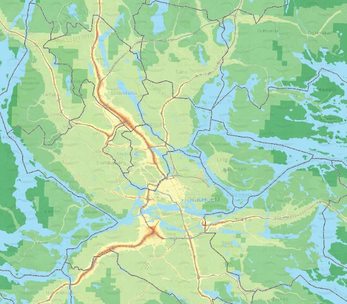 LVF 2016:32 Kartläggning av luftföroreningshalter i Stockholms- och Uppsala län samt Gävle och Sandviken