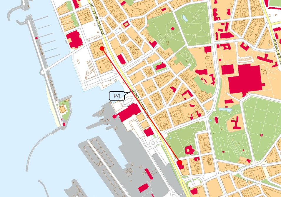 2.1 Mätstation HBG norr Den norra mätstationen är placerad nära den trafikerade Järnvägsgatan/Drottninggatan, i ett centralt läge där många människor vistas.