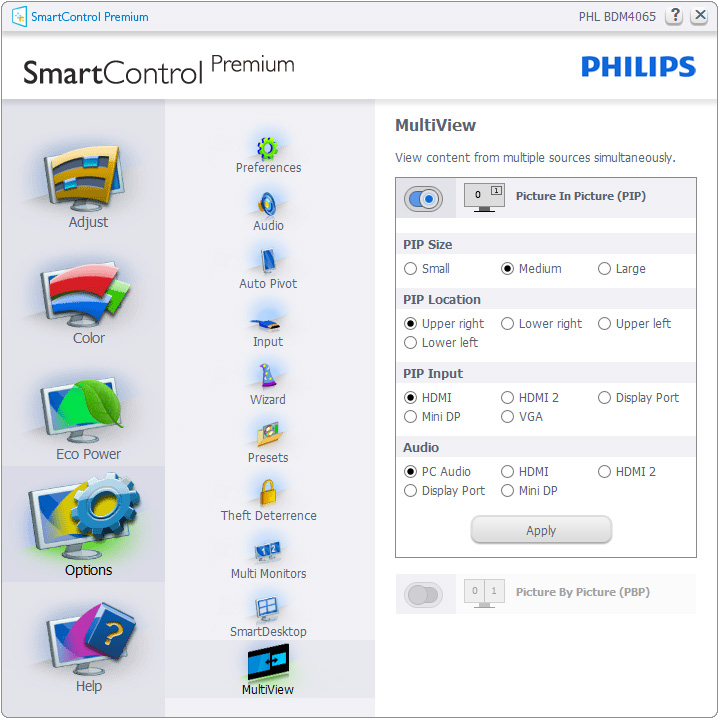 3. Bildoptimering Options (alternativ)>theft Deterence (stöldavskräckning) - Fönstret Theft Deterence (stöldavskräckning) kommer endast att vara aktivt när Theft Deterrence Mode