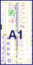 4.3.6 A1 Montering, testning & packning Vid denna del av fabriken sker monteringen av komponenterna som tillverkats i de studerade cellerna (samt inköpta komponenter).