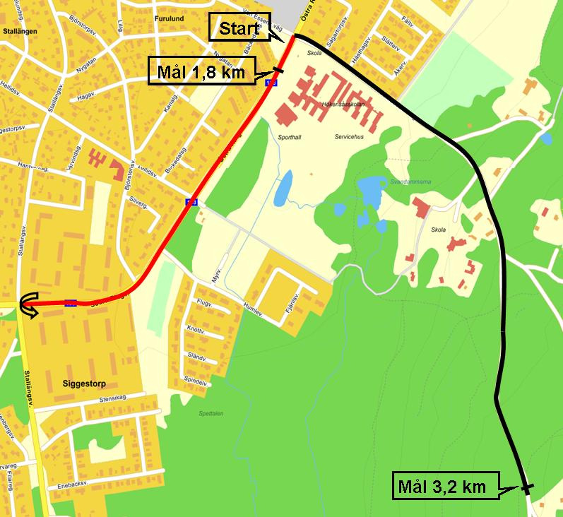 Etapp 1 Måndag 11 juli 2016 Start: Ö:a Ringvägen, Tidaholm Bana: Ö:a Ringvägen mot Stallängsvägen med vändplats och tillbaks. På fm är mål på Hellidsberget i höjd med Granbolet.