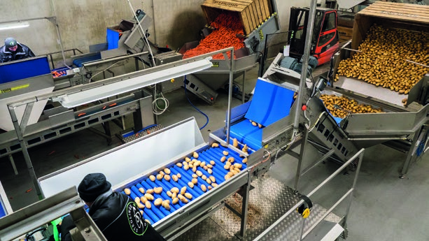 Tvätt- och sorteringslinjer för potatis & grönsaker Alltid en EMVE-produktion Våra tvätt- och sorteringslinjer utgör en betydande del av vår totala produktion.