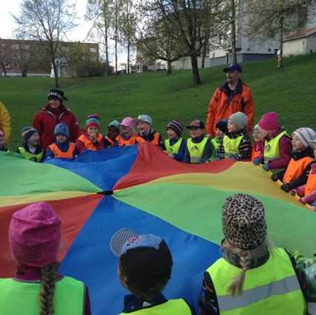 Barnens övergång till förskoleklass och fritidshem Under våren anordnades många aktiviteter för de barn som börjar förskoleklass på hösten.