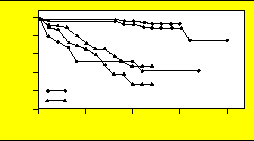 Förlopp MCNS FSGS: Njuröverlevnad 100 % 80 60 40 20 0 < 15 år (138) 15-59 år