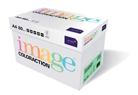OFFICE / FÄRGAT IMAGE COLORACTION Image Coloraction är ett färgat obestruket papper med slät yta. Image Coloraction används i företagets alla maskiner för utskrifter som ger maximal uppmärksamhet.