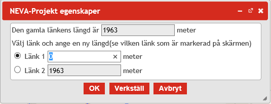 - 5.5.2 Visa noddata för aktuellt vägnät Visar upp information om alla noder inom det aktuella vägnätet inom projektområdet så som Nodidentitet, Vägstandard och Trafikdata.