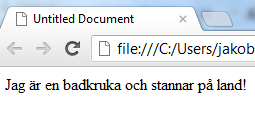 Om vi i stället hade fyllt i att det var kallare eller