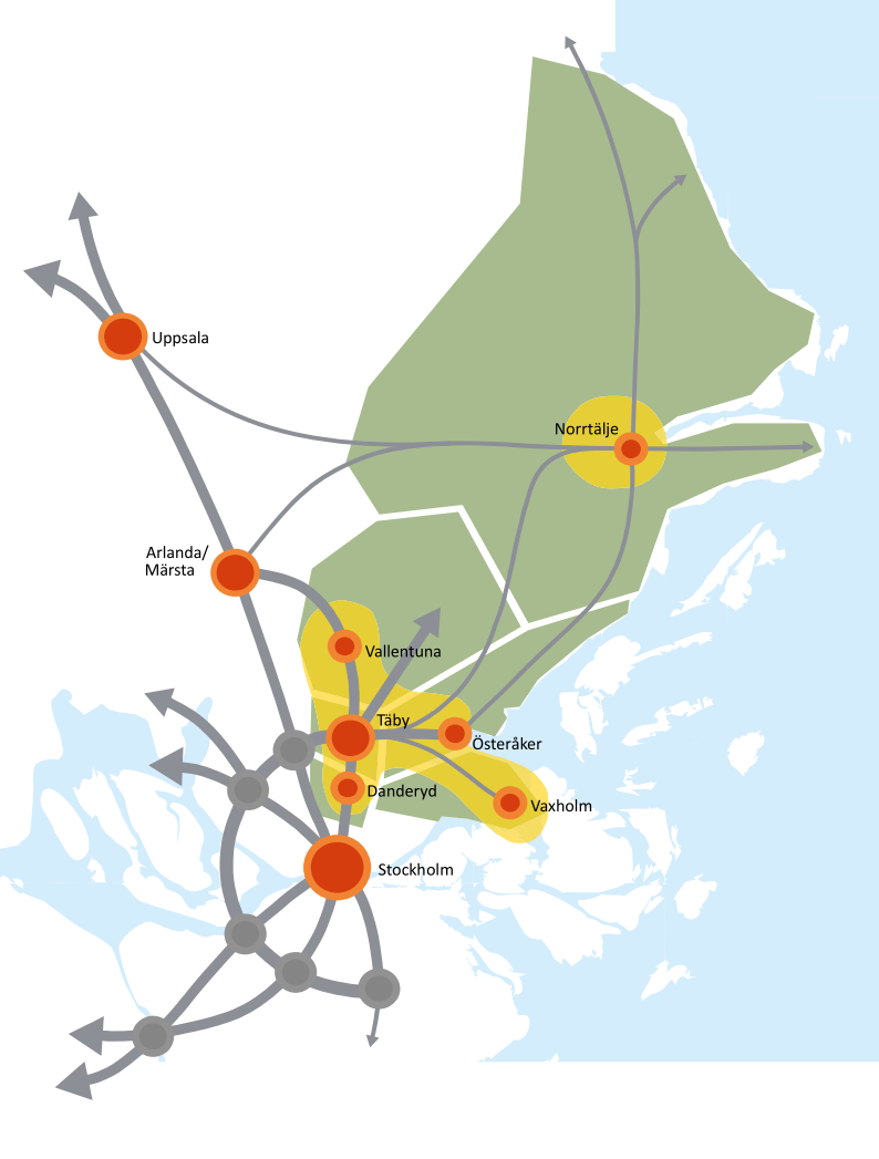 Stockholm Nordost består av kommunerna Danderyd,