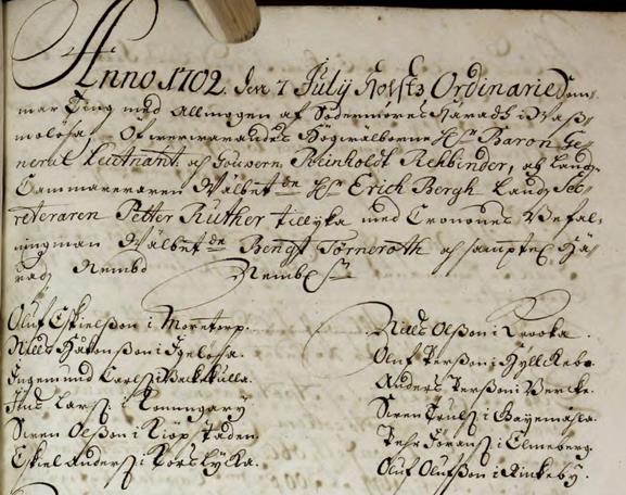 1702 Innehåll 1702... 1 Storbrand i Runtorp... 2 Arvstvist halvt skattehemman i Runtorp... 4 Mantalslängdens underskrift.