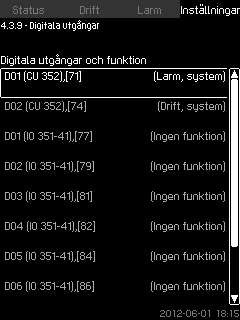 Svenska (SE) 8.7.30 Analoga ingångar och uppmätt värde (4.3.8.1.1-4.3.8.7.1) 8.7.31 Digitala utgångar (4.3.9) TM03 2333 4607 Fig. 79 Analoga ingångar och uppmätt värde Fig.