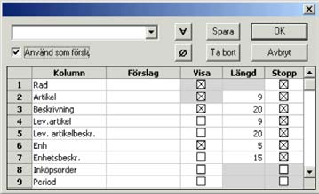 Lathund - Registrering av försäljningsorder AGRESSO Logistik Flik 3 Leverans På flik 3 finns möjlighet att välja leveransadress, om sådana finns registrerade på kunden.