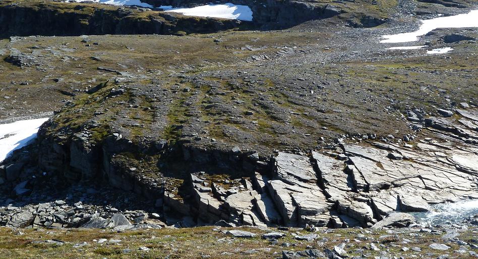 Strukturmark i Gohpassvagge, Abisko