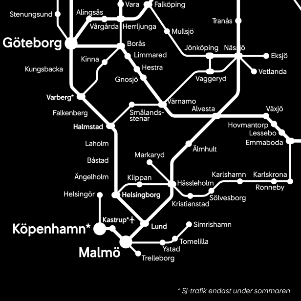 Nyheter på Västkustbanan (tidtabell dec16- dec17) 8 avgångar i vardera riktning (Tidtabell 2016 7